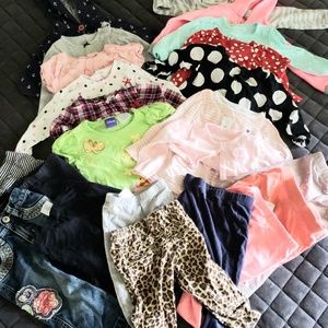 23 piece lot 12 months baby girl clothes